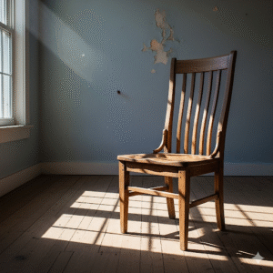 The "Heirloom" Vintage Slat-Back Chair