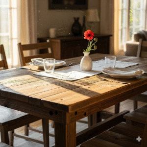The "Farmhouse" Reclaimed Wood Dining Table